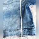 Celebrity Pink Stretch Denim Jean Jacket Size Medium Cropped Lightweight Spring Photo 9