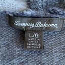 Tommy Bahama Tilson Sweater‎ Open Knit Cardigan Wool Mohair Gray Women’s Large Photo 1