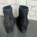 INC Black Suede Booties Photo 3