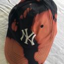 New York Yankees Bleach Splattered Hat Blue Photo 0