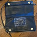 Relic  Black Leather Foldable Zipper Shoulder Bag Photo 1