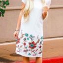 OVI  Called To Surf Off White Embroidered Dress.  Size Small. Photo 1