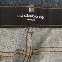 Liz Claiborne  Women Jean Shorts 16W Blue Longer Length Size Effortless Denim Photo 1