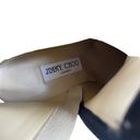 Jimmy Choo  85mm JC Logo Black Calf Leather Ankle Boots Size 37 Photo 10