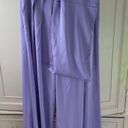 FashioNova Purple Satin Pants Set Photo 3