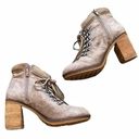 Kensie  Atlanta Taupe Leather Block Heel Bootie Sz 8.5 Photo 0