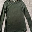 Lululemon  Womens Sweater Green Sunshine Coast Long Sleeve Cashmere Pullover Sz 6 Photo 1