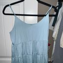 Blue Blush Flowy Tank Top Photo 0