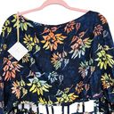 Indah NWT  Tropical Hawaiian Floral Cutout Mid Mini Dress Size XS Photo 4