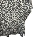 Harper Haptics by Holly  V-Neck Leopard Print Short Sleeve Gray Soft Tee Shirt Photo 12