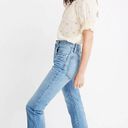 Madewell Slim Demi Boot High Rise Button Fly Jeans Banter Light Wash Photo 0