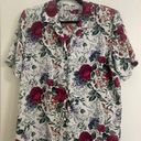 Westbound Vintage 90’s‎ button up blouse floral print Photo 0