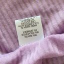 Gibson NEW  Women Size Medium Purple Ribbed Open Front Cardigan Sweater Photo 4