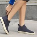 Rothy's Rothy’s The Chelsea Boot Slip on High Top Sneaker Boot in Blue Size 8 Photo 7