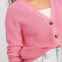 Old Navy  Lightweight Cotton Shaker-Stitch Cardigan Sweater (Sz 2X) Pink Photo 2