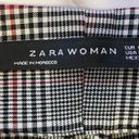 ZARA  Women Glenn Plaid Turned Up Large Cuff Dress Pants NWOT -L Photo 5