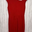 Mango Womens Size S  Suit Red Sheath Dress EUC Photo 3