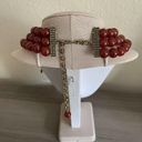 The Row Heidi Daus Breathless Carnelian Beads Crystal Accented Necklace 3 Photo 2