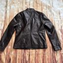 Brave Soul Women’s Long Sleeve Chocolate Faux Leather Jacket Size Large Photo 3