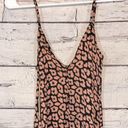 Club L  LONDON Maxi Slip Dress Silky Cheetah Print Pink/Black-6 Photo 1