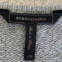 BCBGMAXAZRIA Women’s Size XS Gray & Black‎ V-Neck Sweater Photo 2