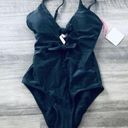 Vanilla Beach Vanilla/Beach Black Bow One-Piece Swimsuit XS NWT Photo 0