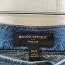 Banana Republic  Wide Leg Jeans Authentic Wash Size 26 Photo 3