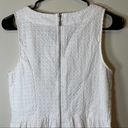 Kensie  White Yellow Jeweled Shift Embroidered Sleeveless Dress Size S Photo 4