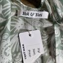 Yeti NWT Yak &  Green Floral Thin Shawl Cardigan One Size Photo 6