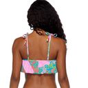 No Bo Nwt  Patchwork Daisy Hanky Swimwear bikini set top medium bottom Large pool Photo 4