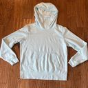 Nike  funnel neck baby blue fleece cozy hooded sweatshirt medium Photo 1