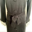 INC NWT  Faux Fur Knit Single Breasted Trench Coat Photo 2