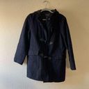 American Eagle  women’s navy toggle wool coat size medium Photo 0