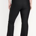 Old Navy Extra High-Waisted Super Flare Black Ribbed Leggings Photo 4