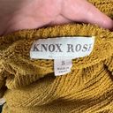 Knox Rose  Golden Yellow Soft Sweater Small Photo 4