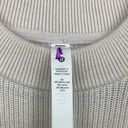 Lululemon  Merino Wool-Blend Ribbed Crewneck Sweater Womens 2 Beige Long Sleeve Photo 3