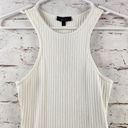 The Range  Primary Rib Carved Mini Dress in Lt Shell White Size XS Sleeveless Photo 3