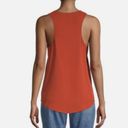 Theory  Racer Tank in Burnt Orange Silk Size M Photo 1