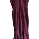 Dress the Population  Midi Isabelle Crepe Mermaid Dress Purple Orchid Size XS Photo 3