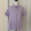 Mountain Lake Woman’s Lavender Short Sleeve Shirt/Top, Sz L Photo 1