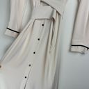 ZARA NWT  Long Sleeve Belted Shirt Dress Sz Small Button Down Wrap Around Tie Photo 9