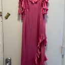 Amanda Uprichard Pink Sonnet Silk Gown Photo 0