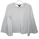 Banana Republic  Grey Bell-Sleeve Couture Sweatshirt size XS Photo 21