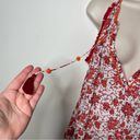 Poupette St. Barth  Lola Mini red floral Dress sz S Photo 11