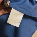 Nordstrom  blue 3/4 sleeve button down shirt in size medium Photo 2