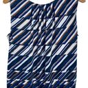Calvin Klein blue Tan Women's Sleeveless Top Shirt Blouse Size XL Photo 0