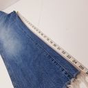 3x1  NYC Women size 27 ISLA High Rise Blue Jeans Frayed Hem Ankle Straight Leg Photo 6