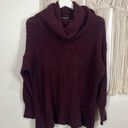 American Apparel Womens  Burgundy Turtle Neck Sweater One Size Photo 0