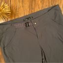 prAna  Jasmine Knicker Capri Crop Pants Stretch 4-Pockets Cinch Waist Sz 10 Gray Photo 2