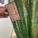 Macy's Green Sequin Floor Length Slit Prom Dress Photo 5